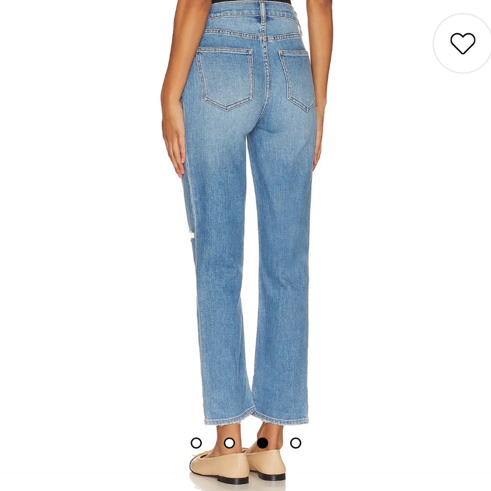 The boyfriend maternity jeans in destroyed light wash